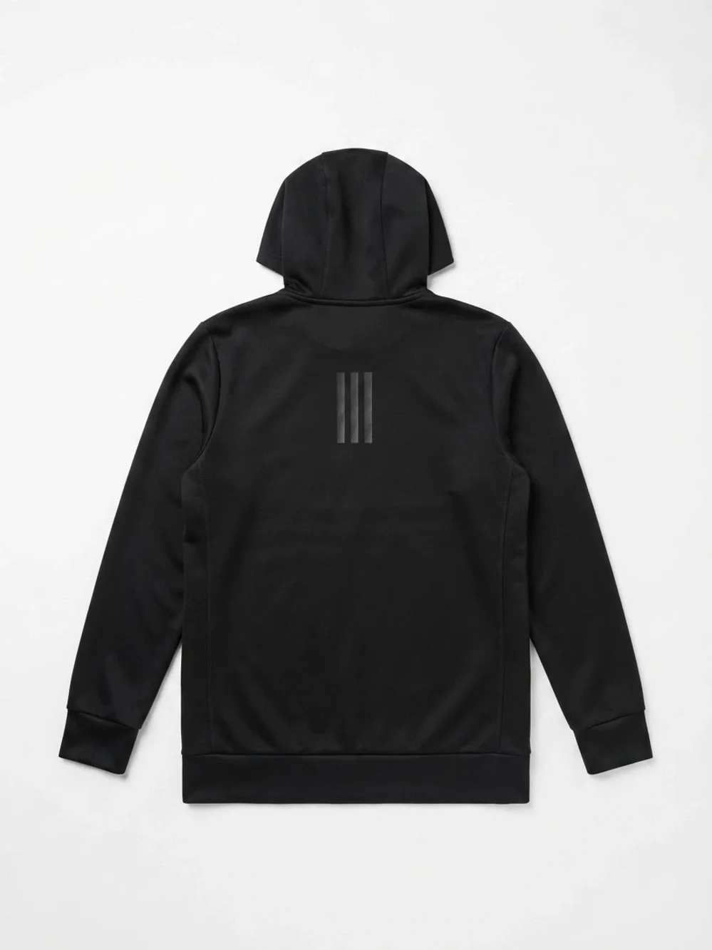 adidas Black Hoodie with Kangaroo Pocket and Logo